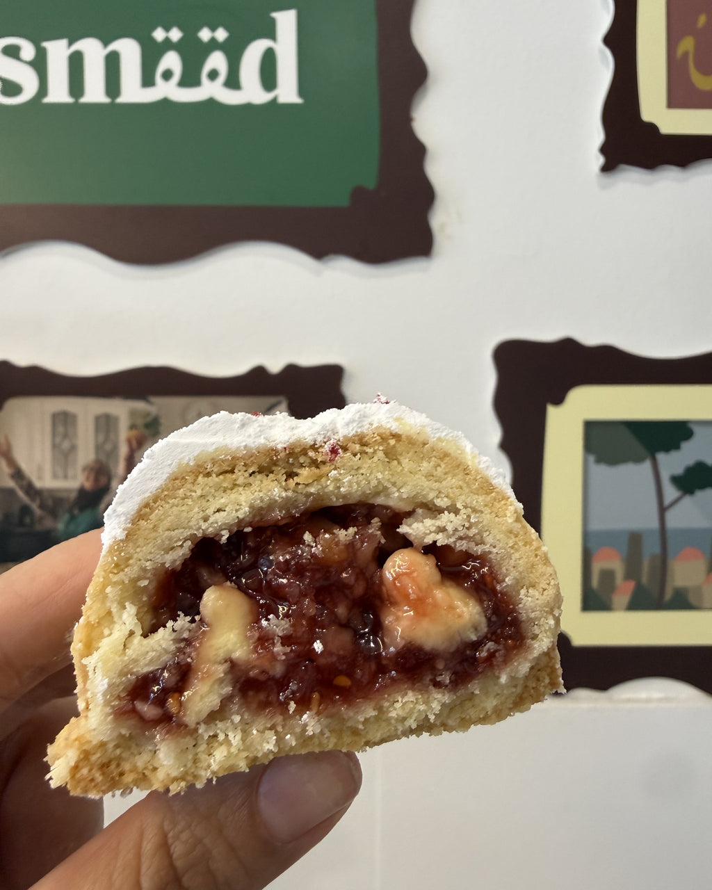 Raspberry, White Chocolate and Macadamia